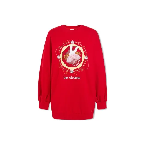 Levis Красный Женские Свитшоты