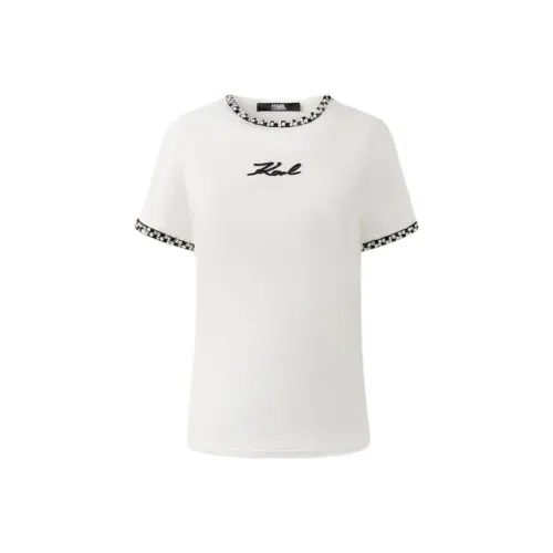 Karl Lagerfeld T-рубашка Женская Белая