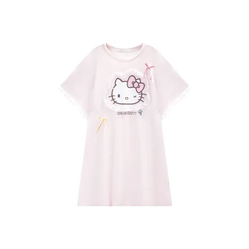 GUKOO Sanrio series Балетный розовый Женские ночные сорочки