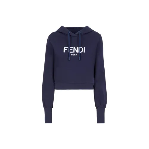 FENDI SS22 Толстовка Женская Синяя