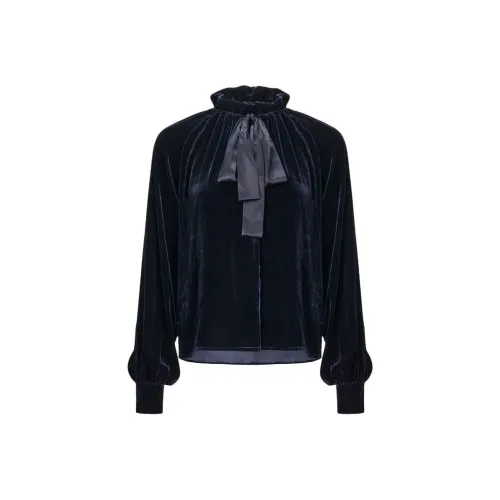 Shanghai Tang SS24 Рубашка Женская Черная