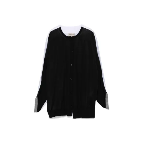 Semicouture Черный/Белый Женские Трикотаж