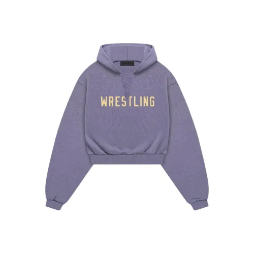 Fear of God Essentials Орхидейно-фиолетовый/Лаванда Женские Свитшоты