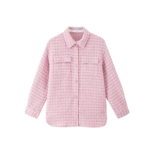 IRO NIGHT Персиково-розовый Женские Рубашки