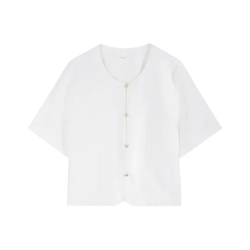 HACHIXIAOJIE Pulp Белый Женские Рубашки