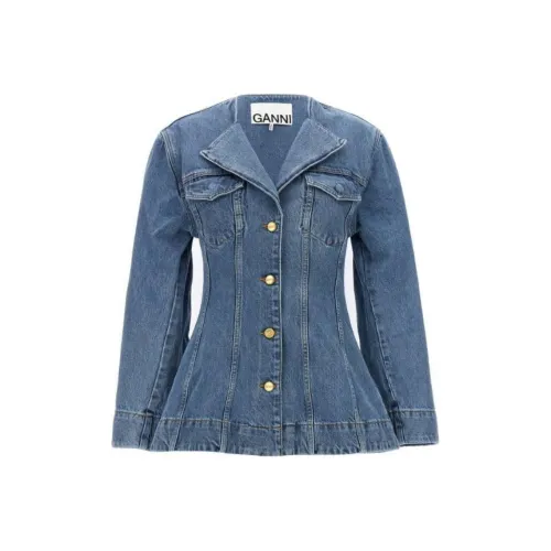 GANNI Куртки и Пальто Женские Синие