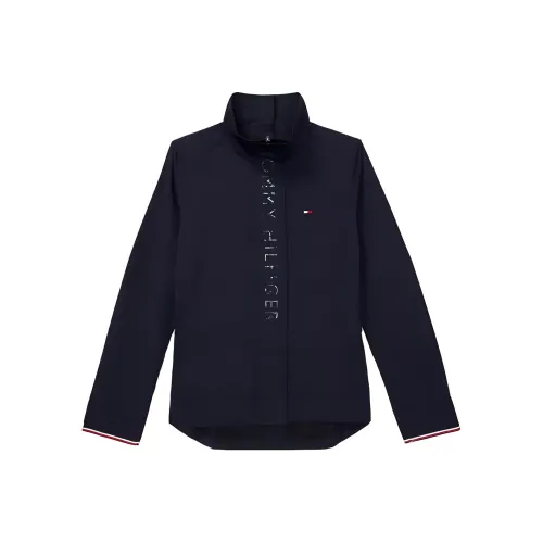 Tommy Hilfiger FW23 Seated Форма Yachting Куртка Куртки Пустыня Лазурь Куртки Пальто Женские Морской синий