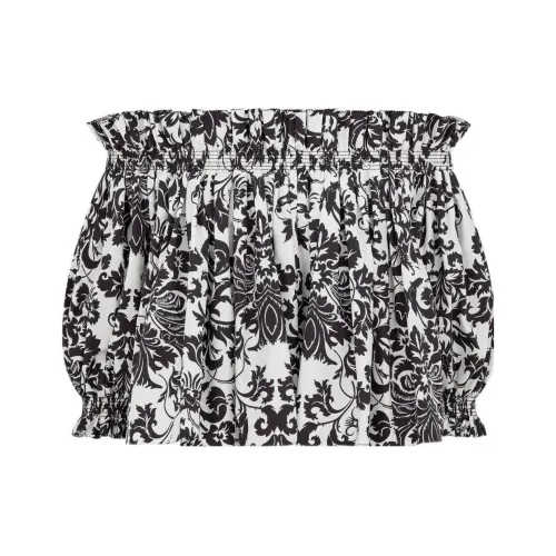 DIOR Черно-белая панда Женские топы без бретелек