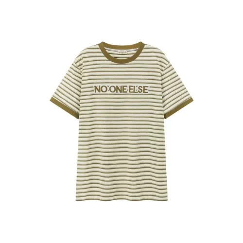 NO ONE ELSE T-Shirt Женская Оливково-зеленая