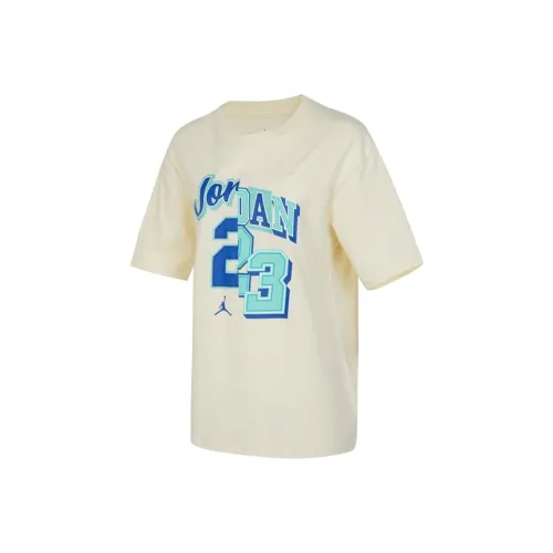 Jordan Beige Женские T-рубашки