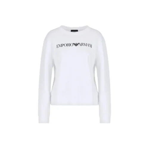 EMPORIO ARMANI Белый Женские Свитшоты