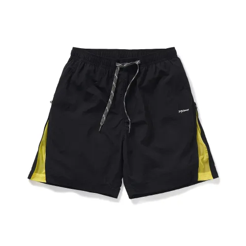 714STREET Многоцветный Однотонный Буква Универсальный Модный Шорты Мужской