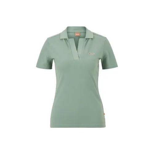 HUGO BOSS Зеленое Женское Поло