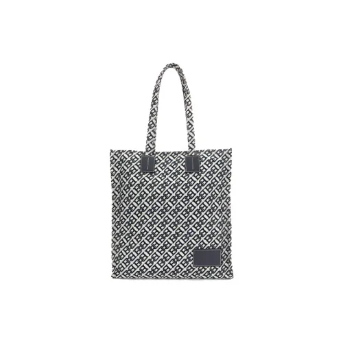 BALLY Ткань Тоут Сумка Сумка для покупок Женская Черная