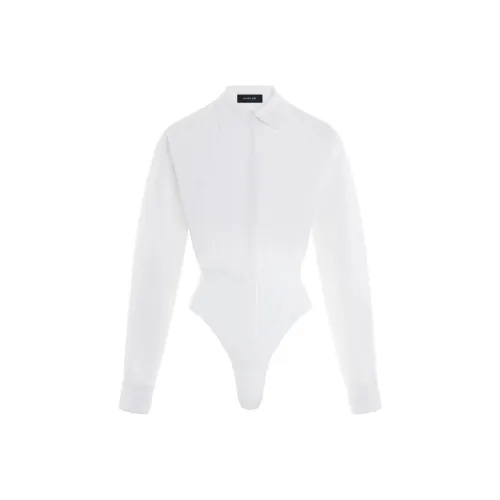 Mugler SS24 Комбинезон Женский Белый