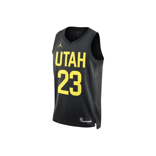 Jordan x NBA Utah Jazz Edition Statement Dri FIT Swingman Баскетбольная Джерси Мужская Черная