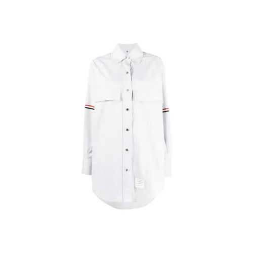 THOM BROWNE· Рубашка Женская Серого цвета