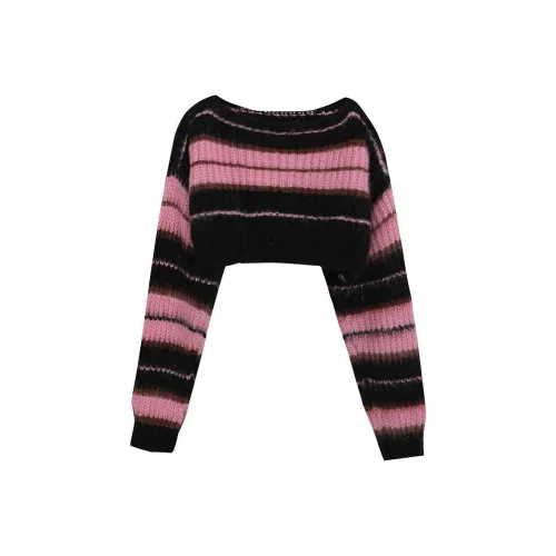 PAIN OR PLEASURE Трикотаж Женский Розовый Черный