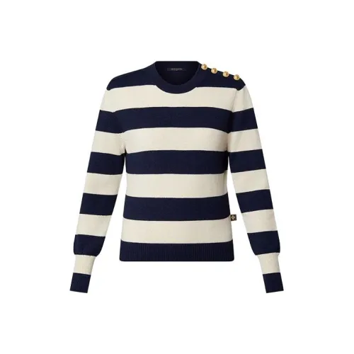 LOUIS VUITTON Кашемировый свитер женский морской синий