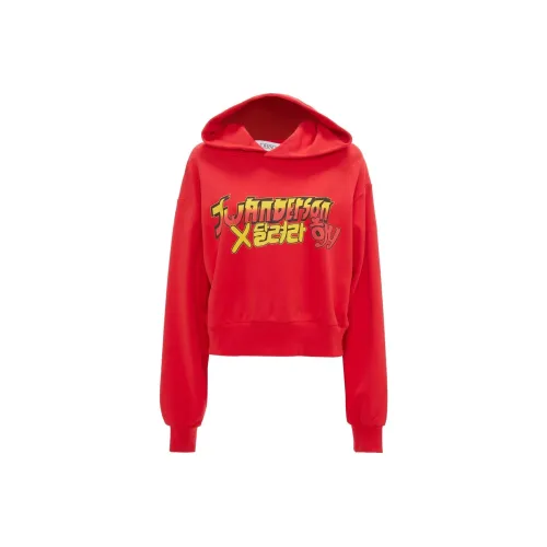 JW Anderson Красный Женские Свитшоты