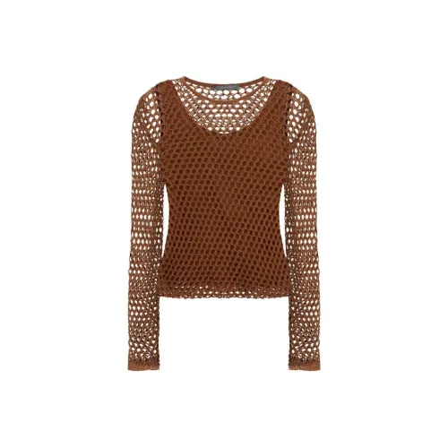 ALBERTA FERRETTI T-рубашка Женская Коричневая