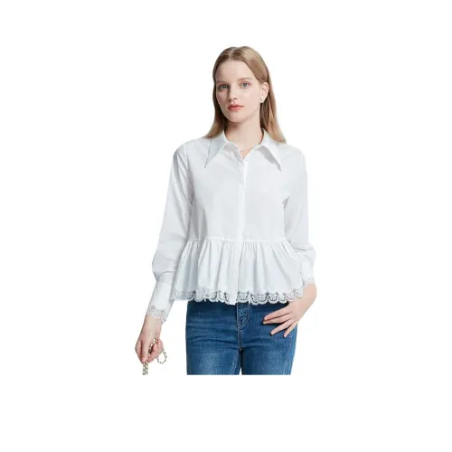 Caroline Белые Женские Рубашки
