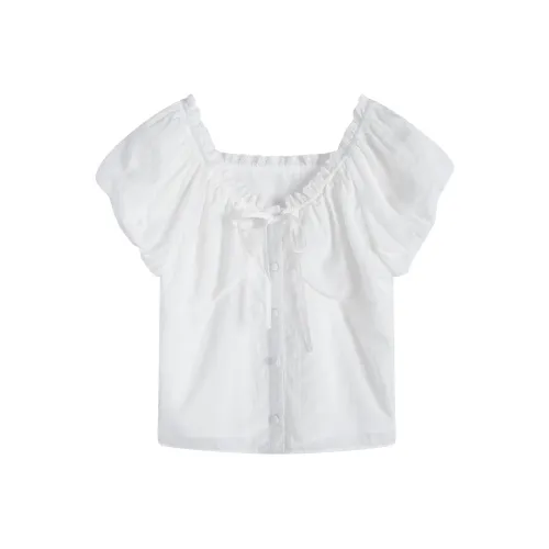 Delight In You Рубашка Женская Белая