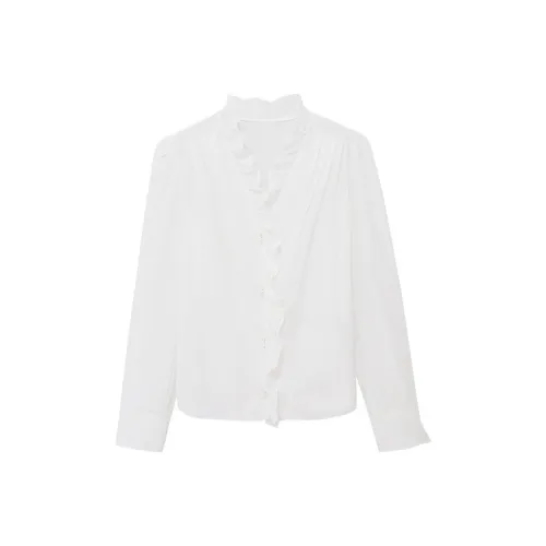 D'zzit Белые Женские Рубашки