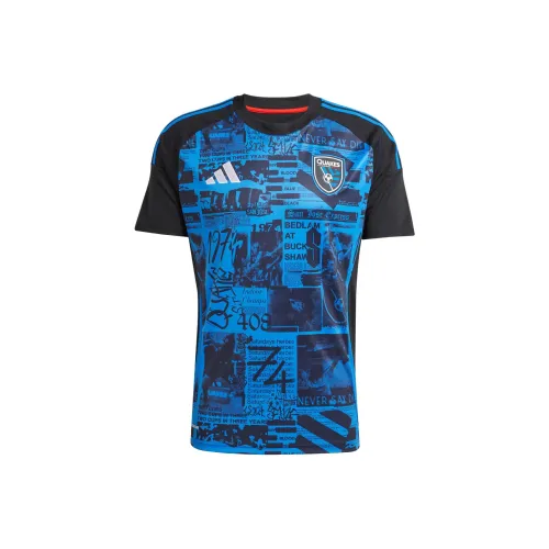 Adidas Футбол Джерси Мужской Черный