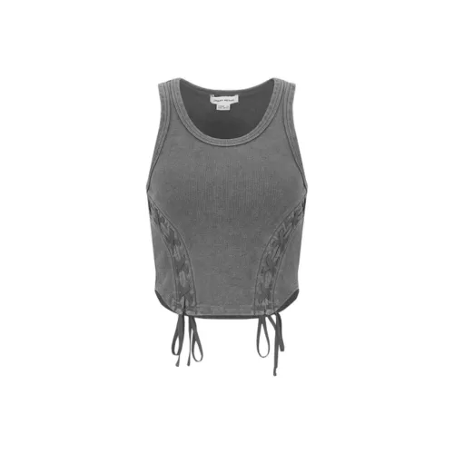 URBAN REVIVO T-рубашка Женская Средняя Серая