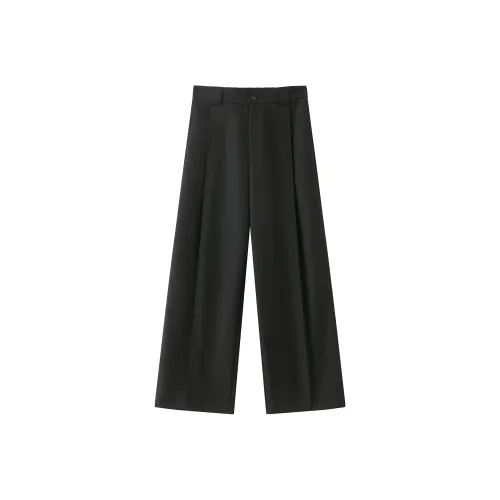 GDRX Черные унисекс костюмные брюки