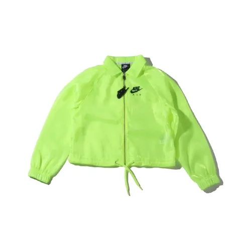 NIKE Неоново-желтые Женские Куртки