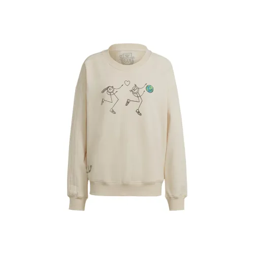 Adidas Originals André Saraiva Co Бренд Толстовка Женская Бежевая