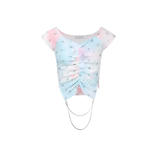 JAC FLEURANT T-рубашка Женская Синяя