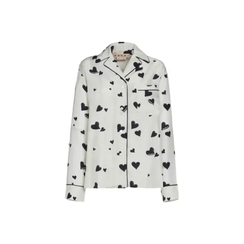MARNI Экрю Женские Рубашки
