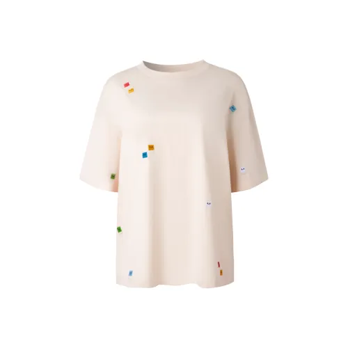 INTERPLU T-рубашка Женская цвет Слоновая кость