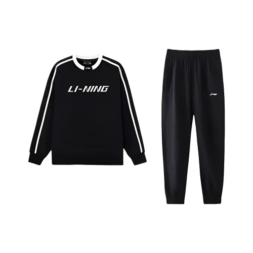 LINING Sports Life Collection Повседневная Спортивная Одежда Мужская Черная