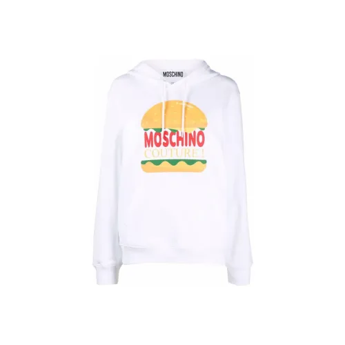 MOSCHINO Белый Женские Свитшоты