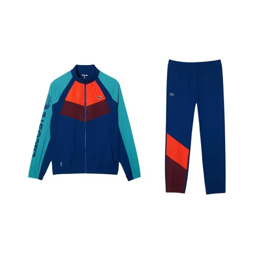 LACOSTE Daniel Medvedev Collaboration Темно-синий Синий Мужская Повседневная Спортивная Одежда