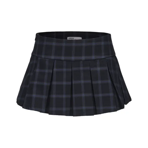AIRWAY Темно-синий Унисекс Повседневные короткие юбки