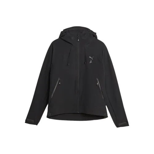 Puma Seasons Мягкая Оболочка Женская Беговая Куртка Женская Черная