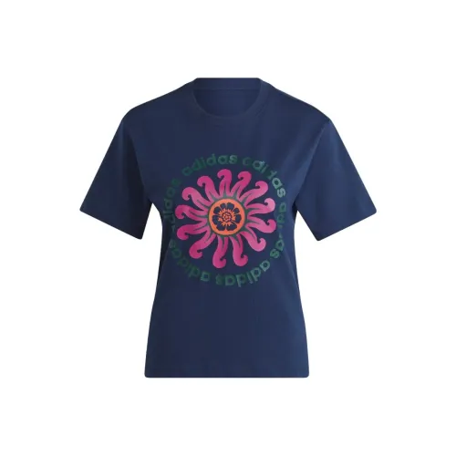 Adidas FARM Rio Полуночный индиго Женские футболки