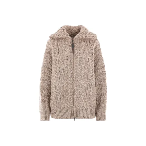 BRUNELLO CUCINELLI FW24 Трикотаж Женский Бежевый