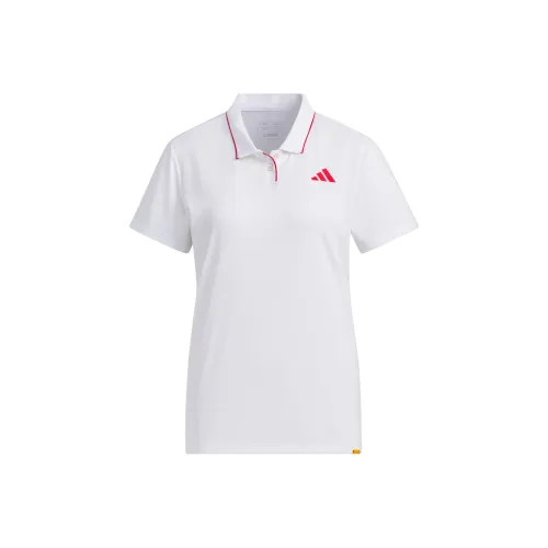 Adidas Поло Женское Белое