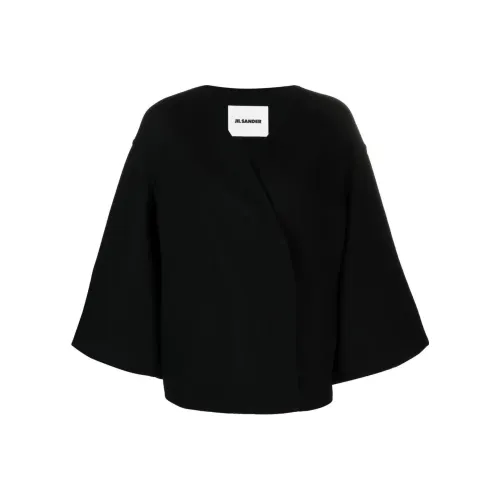 JIL SANDER Черный Женские Кашемировые Свитеры