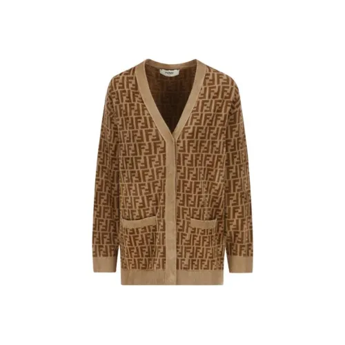 FENDI Коричневый Женский Трикотаж