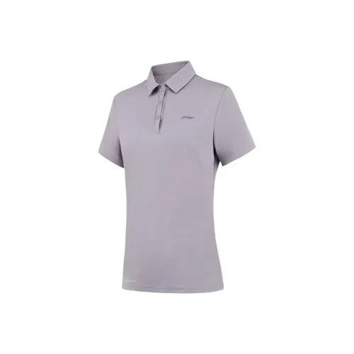 LINING Фиолетовый Женские Поло