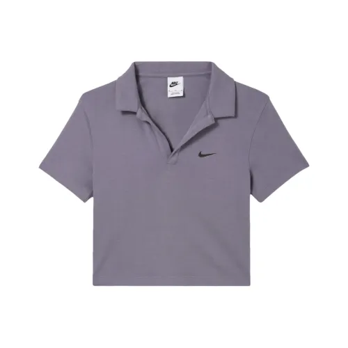 NIKE Sportswear Essentials series Фиолетовый Женские Поло