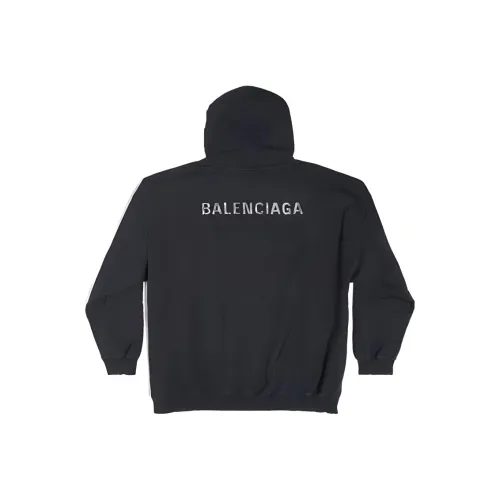 Balenciaga Свитшот Свободного кроя Женский Черный