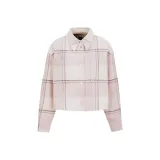 Кварцевый розовый, клетчатый